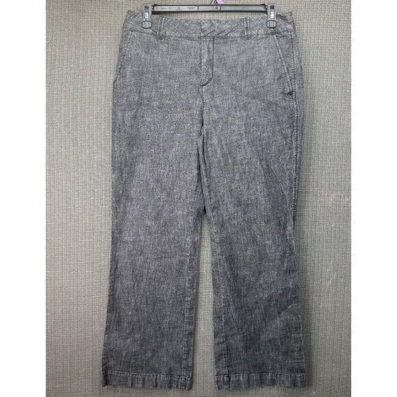 Coldwater Creek Womens Size 14 Gray Trouser Fit Mid Rise Straight Leg jeans - Picture 1 of 12